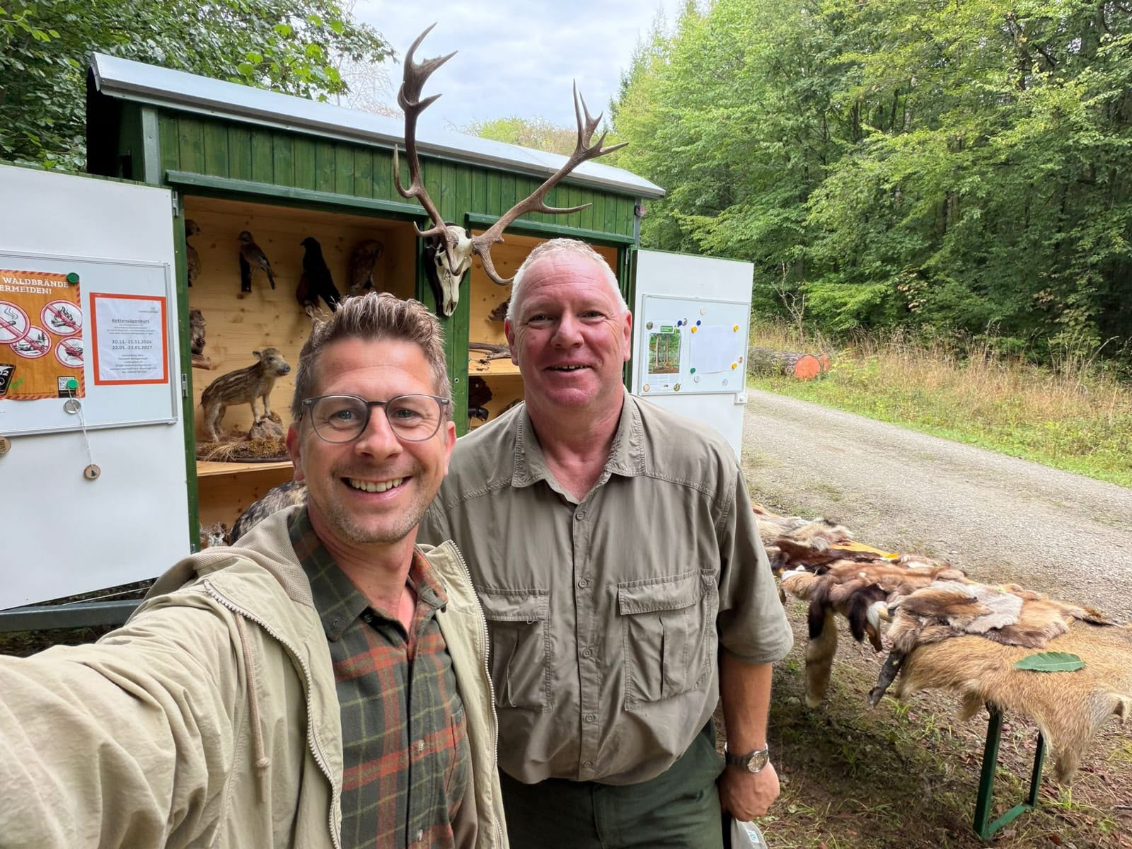 Christoph Gille und Holger Leonhardt bei den Waldjugendspielen